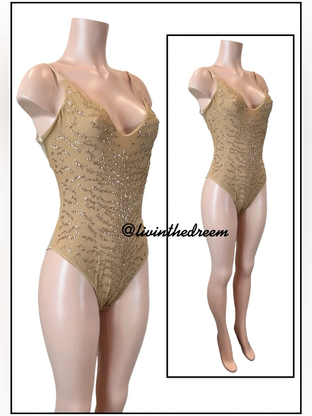 Beach Bunny Rose Gold Nala One Piece SZ L